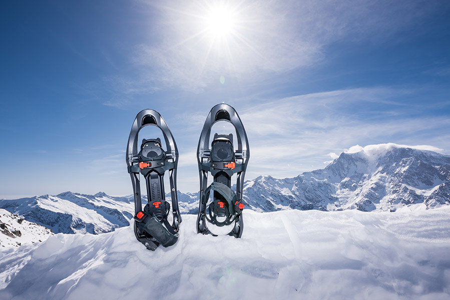 Moderne Schneeschuhe