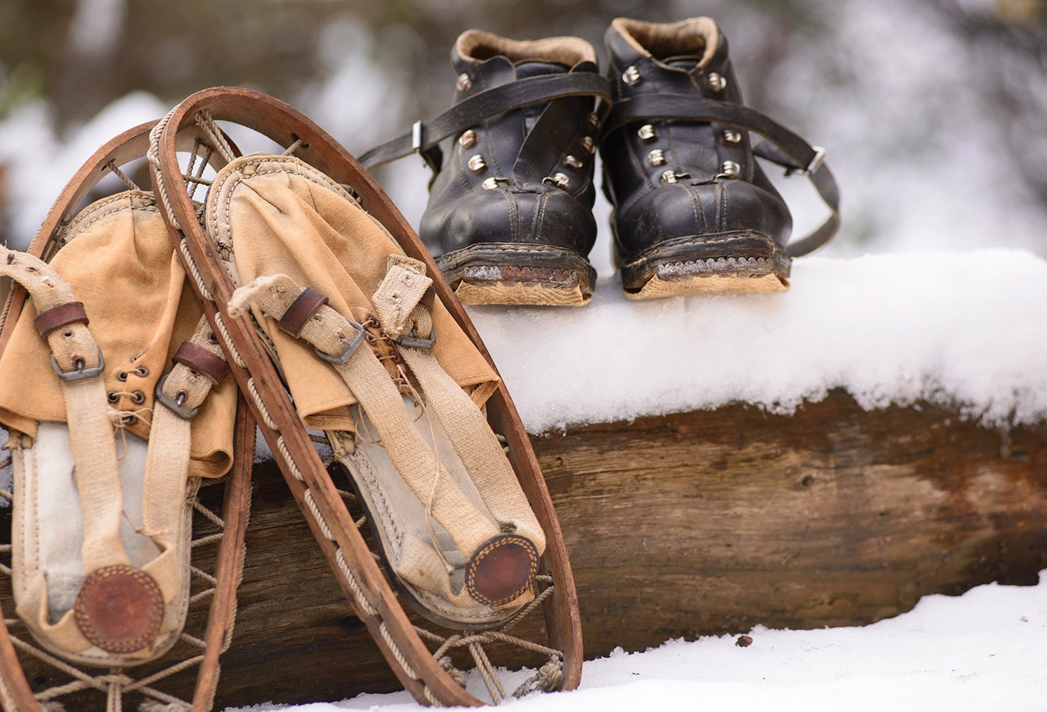 Alte Schneeschuhe